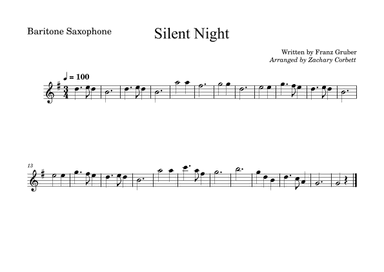 Silent Night (arr. Zachary Corbett)