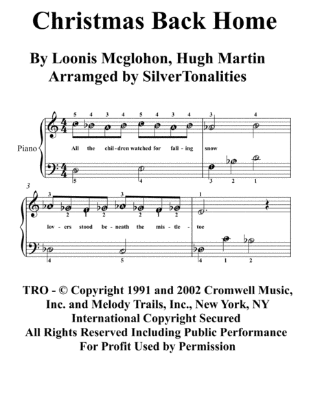 Christmas Back Home (arr. SilverTonalities)