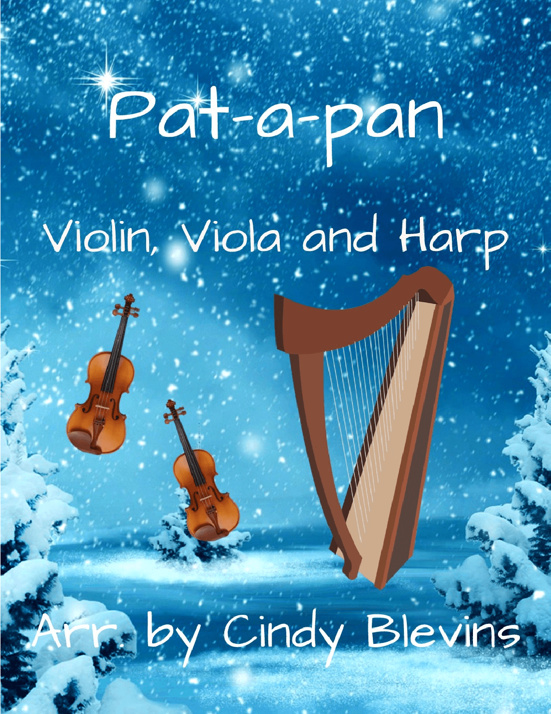 Pat-a-pan, for Violin, Viola and Harp (arr. Cindy Blevins)