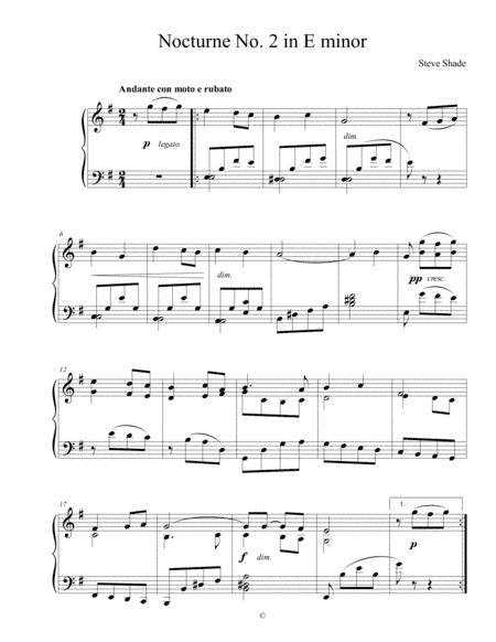 Nocturne No. 2 in E minor
