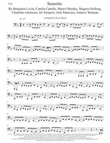 Senorita (arr. Kevin Busse)