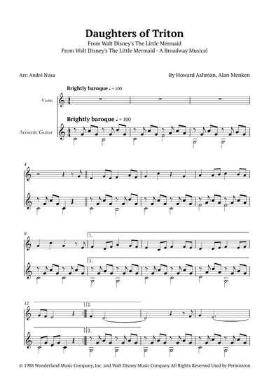 Daughters Of Triton (arr. André Nusa)
