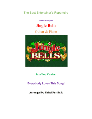 Piano Background for "Jingle Bells"-Guitar and Piano (arr. Fishel Pustilnik)