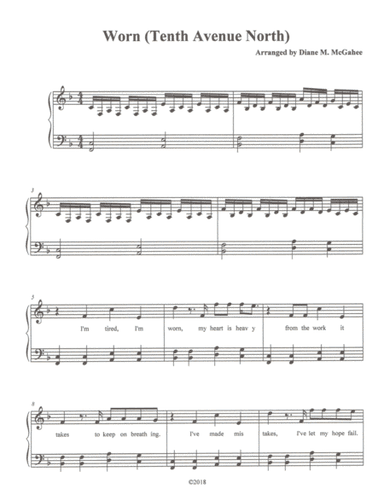 Worn (arr. Diane M. McGahee)