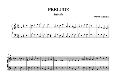 prelude