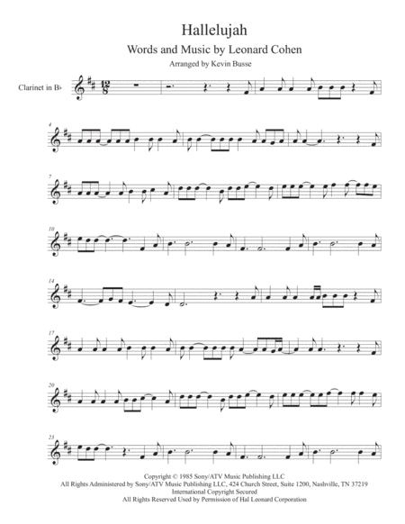 Hallelujah (arr. Kevin Busse)