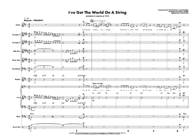 I've Got The World On A String (arr. Toshi Clinch)