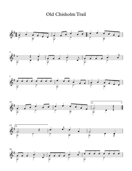Old Chisholm Trail - American Traditional Song (arr. Milan Mitic)
