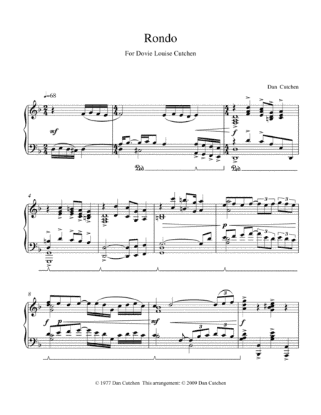 Piano Solo - "Momma's Rondo"