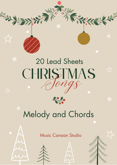 20 Christmas Lead Sheets (arr. Music Canaan Studio)