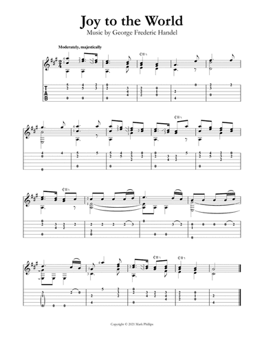 Joy to the World (arr. Mark Phillips)