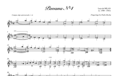 Pavana N°4 (arr. Pedro Rocha)