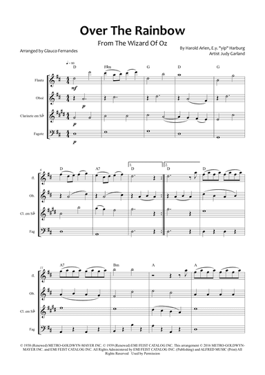 Over The Rainbow (arr. Glauco Fernandes)