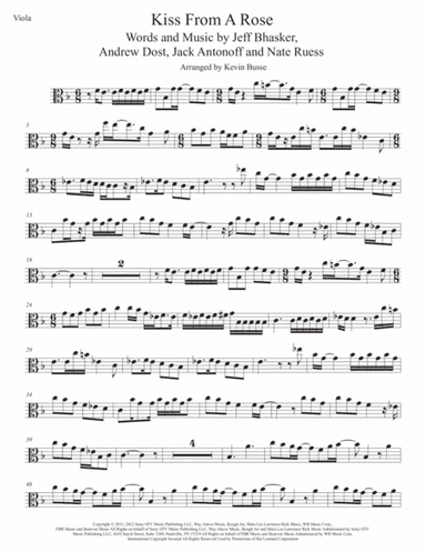 Kiss From A Rose (arr. Kevin Busse)