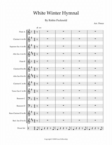 White Winter Hymnal (arr. Austin Pence)