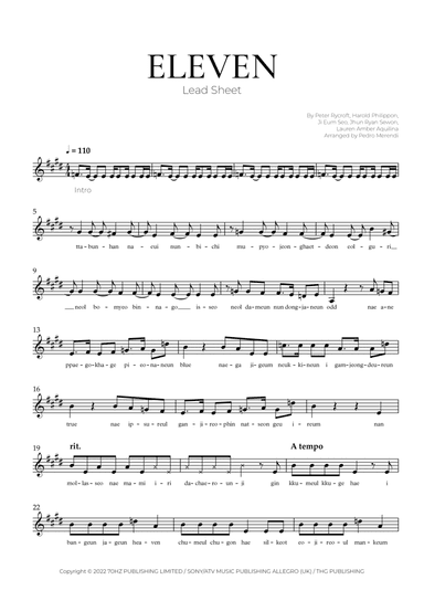 Eleven (arr. Pedro Merendi)