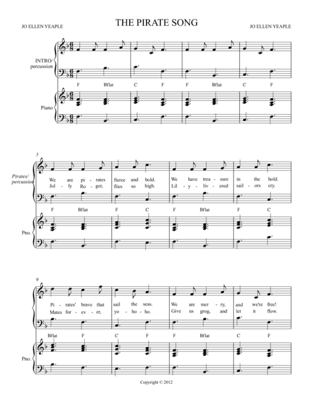 The Pirate Song