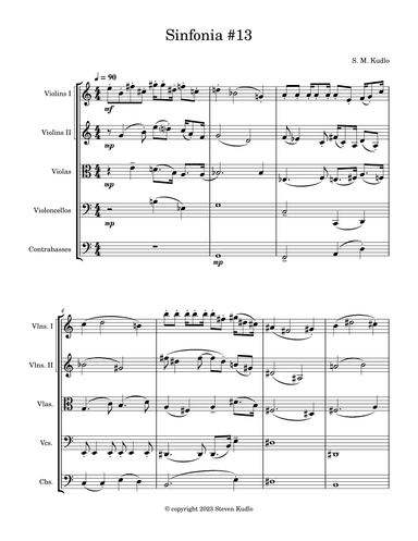 Sinfonia #13
