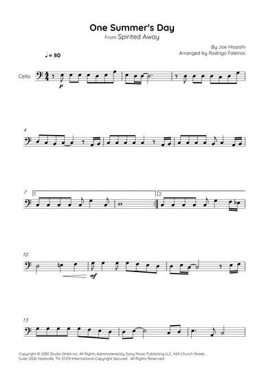 One Summer's Day (arr. Rodrigo Faleiros)