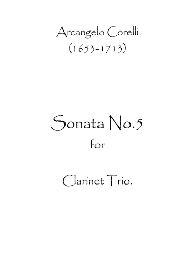 Sonata No.5 (arr. Spence Bundy)