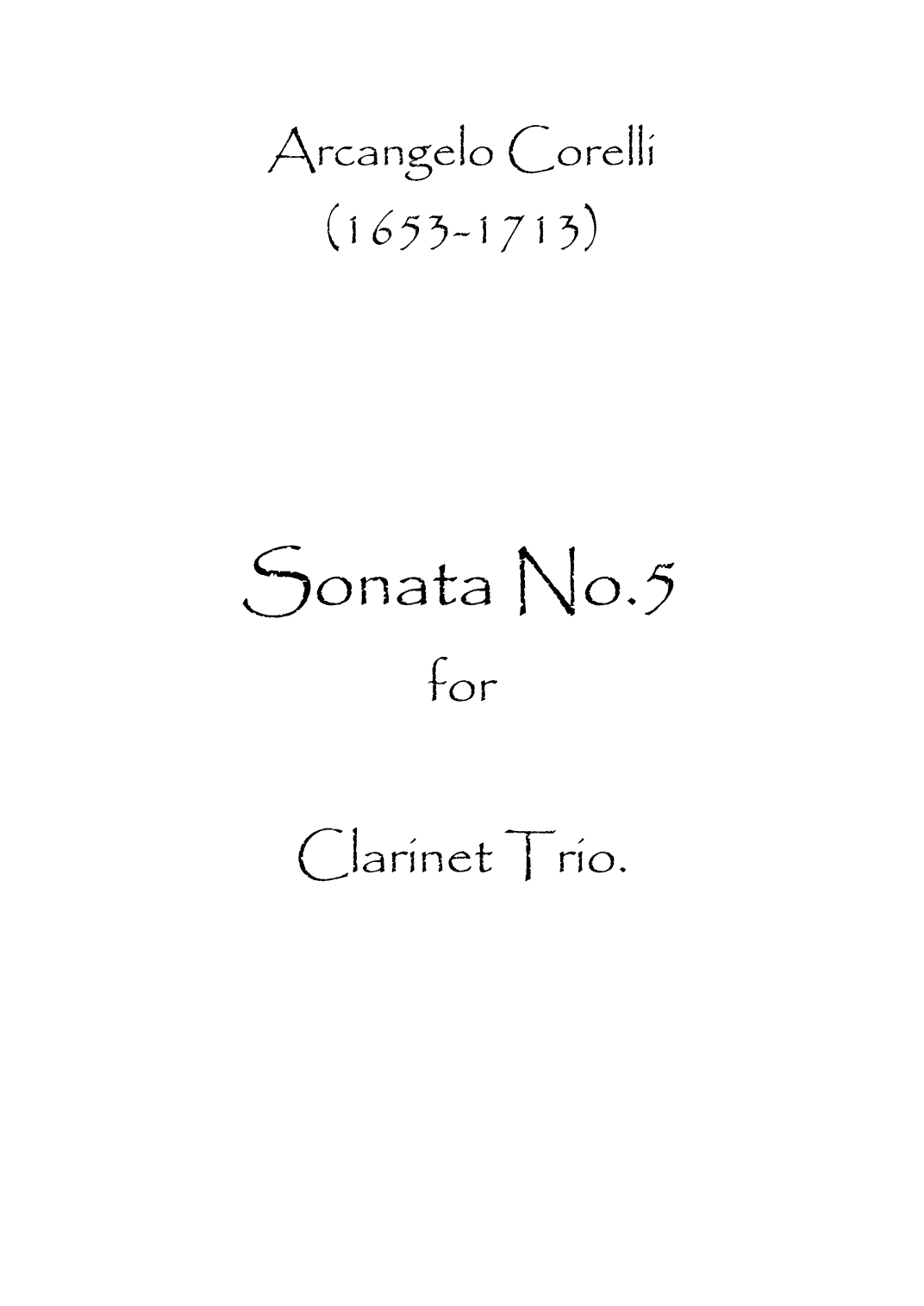Sonata No.5 (arr. Spence Bundy)