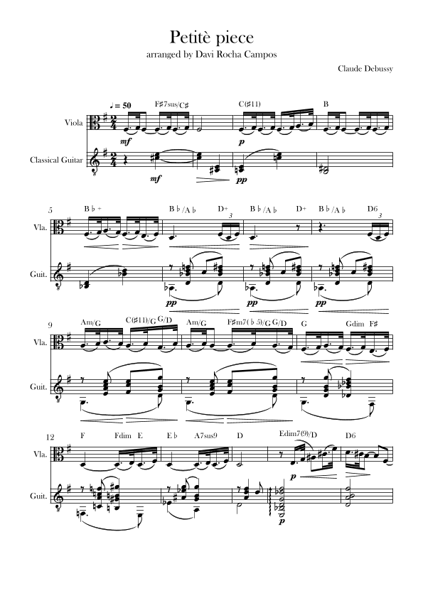 Petitè piece (arr. Davi Rocha Campos)