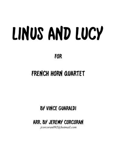 Linus And Lucy (arr. Jeremy Corcoran)