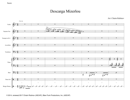 Descarga Mizerlou (arr. Chaim Rubinov)