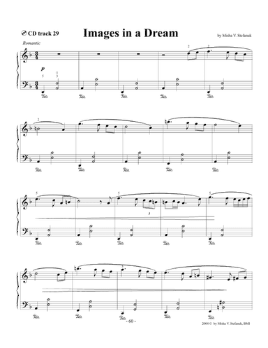 Images in a Dream, intermediate Romantic