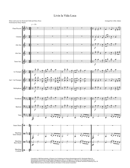 Livin' La Vida Loca (arr. Colby Adams)
