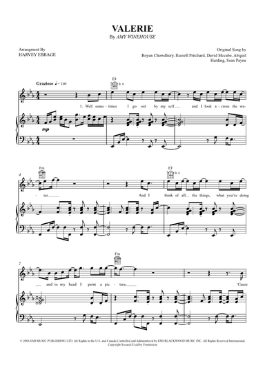 Valerie (arr. Harvey Ebbage)