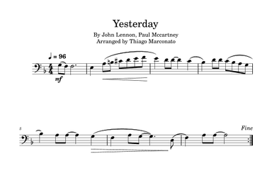 Yesterday (arr. Thiago Marconato)