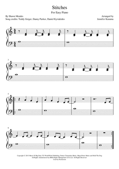 Stitches (arr. Jennifer Kusuma)