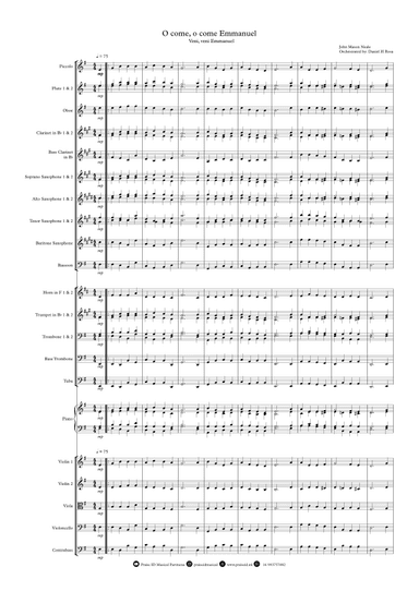 O come, o come Emmanuel - Veni, veni Emmanuel - Christmas Carol - Orchestral Arrangement (arr. Daniel H Rosa)