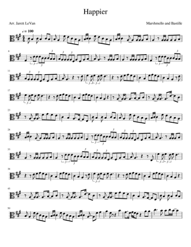 Happier (arr. Jarett LeVan)