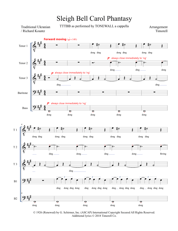 The Sleigh (arr. Timorell)