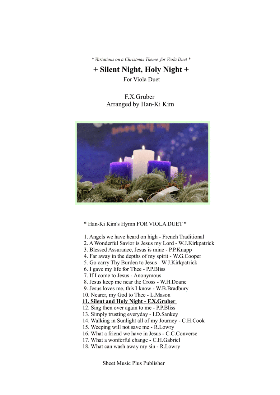 Silent Night, Holy Night (For Viola Duet) (arr. Han-Ki Kim)