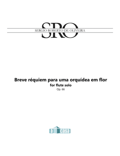 Breve requiem para uma orquidea em flor