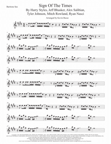 Sign Of The Times (arr. Kevin Busse)