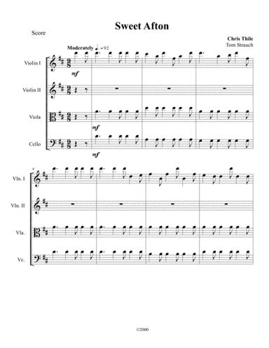 Sweet Afton (arr. Tom Strauch)
