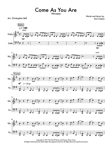 Come As You Are (arr. Christopher Bell)