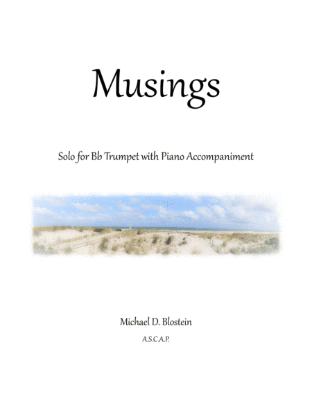 Musings (solo for trumpet with piano accompaniment)