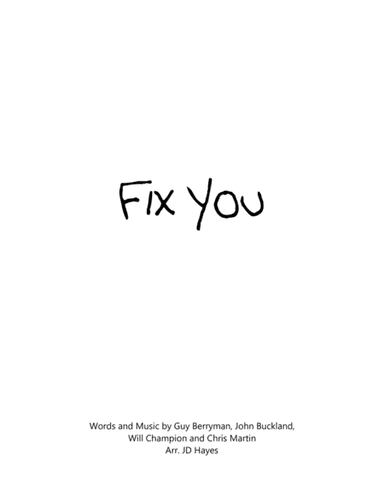 Fix You (arr. JD Hayes)
