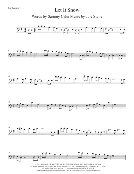 Let It Snow! Let It Snow! Let It Snow! (arr. Kevin Busse)