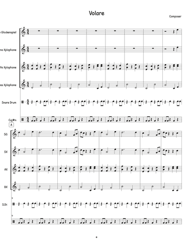 Volare (arr. matthew I savereno)