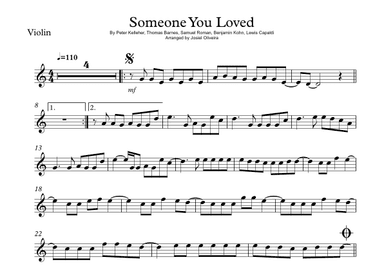 Someone You Loved (arr. Josiel Oliveira)