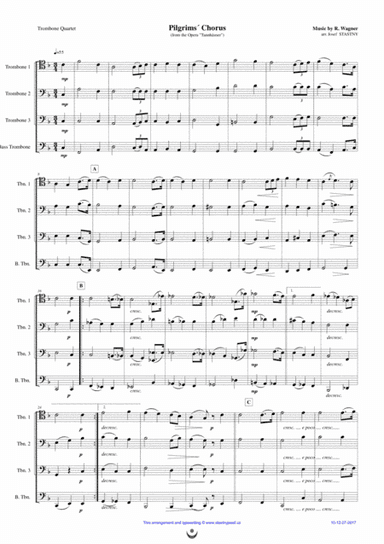 Pilgrims´ Chorus (arr. Josef STASTNY)