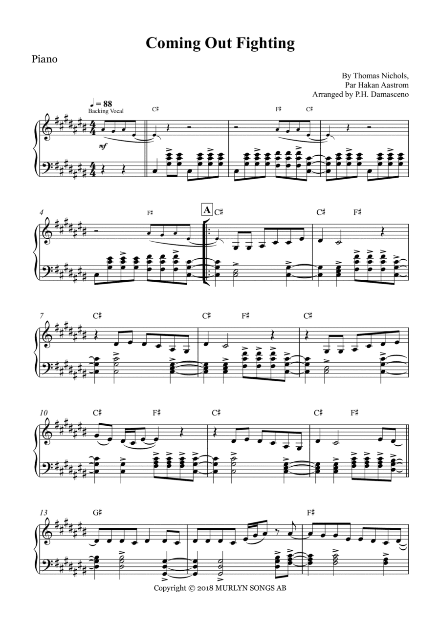 Coming Out Fighting (arr. P.H. Damasceno)