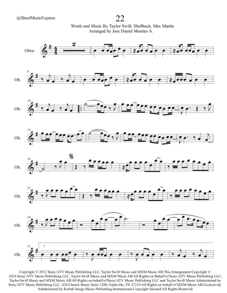 22 (arr. Jose Daniel Morales A.)