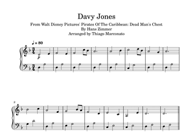 Davy Jones (arr. Thiago Marconato)